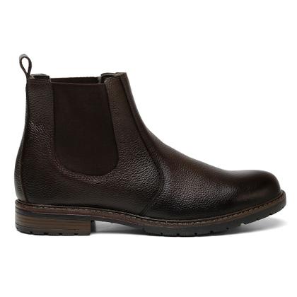 Imagem de Botina Masculina de Couro e Solado Costurado Country Bota Chelsea Vitiello