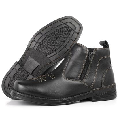 Imagem de Botina masculina rodeio country estilo texana em couro