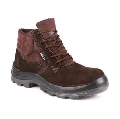 Imagem de Botina Nobuck Cadarço Bico Composite CA 42169 Marrom 4018BAFN1600LL Bracol