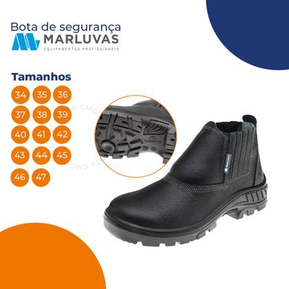 Imagem de Botina Profissional Epi Marluvas 95b19a Biqueira Em Aço