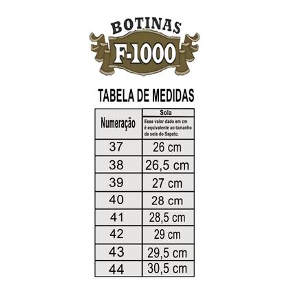 Imagem de Botina Rústica Masculina F1000 Com Elásticos Laterais Confortável Macio Artesenal Resistente Casual