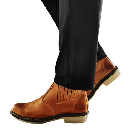 Imagem de Botina Rústica Masculina F1000 Com Elásticos Laterais Confortável Macio Artesenal Resistente Casual