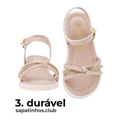 Imagem de Botinha e Sandália Infantil Menina Casual -  KIT 2 PARES Tam 23 ao 34