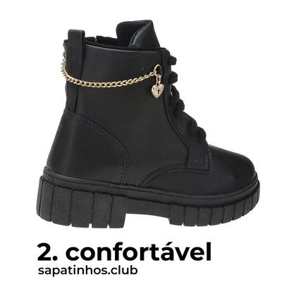 Imagem de Botinha e Sandália Infantil Menina Casual -  KIT 2 PARES Tam 23 ao 34