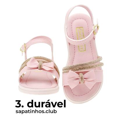 Imagem de Botinha e Sandália Infantil Menina Casual -  KIT 2 PARES Tam 23 ao 34