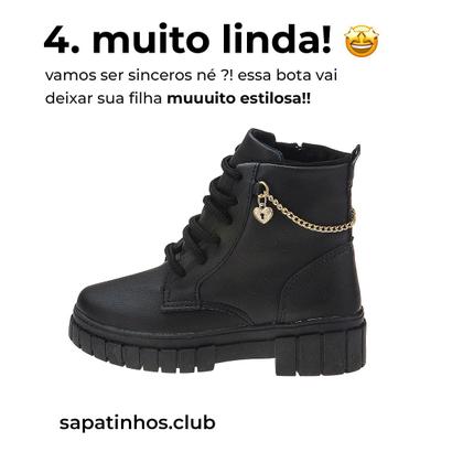 Imagem de Botinha e Sandália Infantil Menina Casual -  KIT 2 PARES Tam 23 ao 34