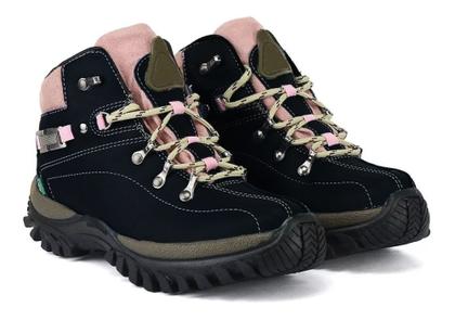 Imagem de Botinha Tenis Feminino Altura Tornozelo Confortavel Forrada com Espuma ref 100