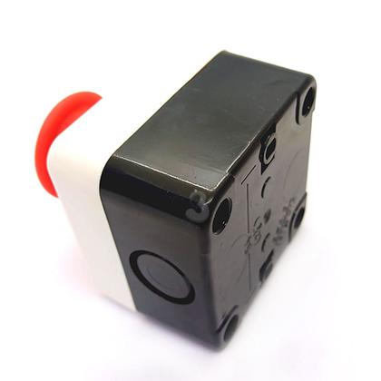 Imagem de Botoeira Botão de Emergência Cogumelo Pulso com Caixa de Sobrepor