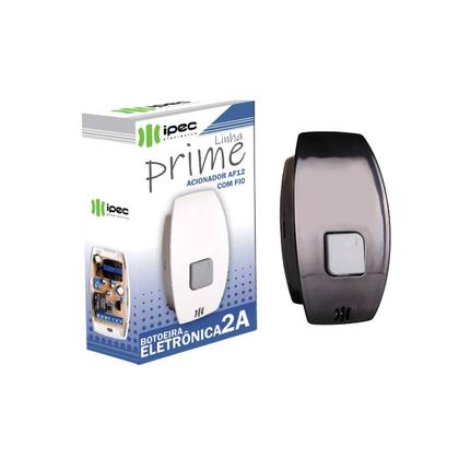Imagem de Botoeira eletronica linha prime 2a preta -  ipec