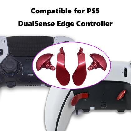 Imagem de Botões traseiros Mingxiong para controle PS5 DualSense Edge, vermelho
