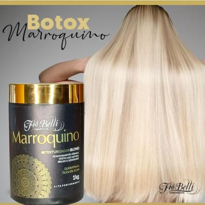 Imagem de Botox Capilar Marroquino Retrô Blond Fiobelli 1Kg Free