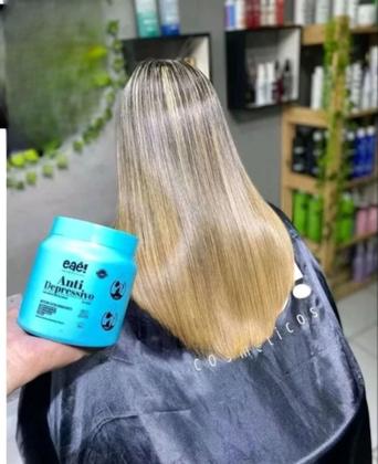 Imagem de Botox Matizador Blond 1Kg Orgânico Redutor De Volume Ultra Hidratante Eaê Cosméticos