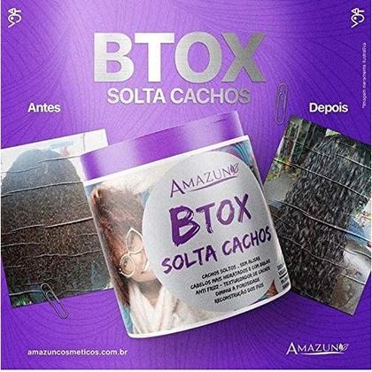 Imagem de Botox Solta Cachos Amazun Btox Anti Frizz Compatível 500g