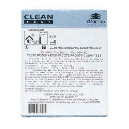 Imagem de Bowie E Dick Clean Test Pacote Pronto 1 Un - Clean Up