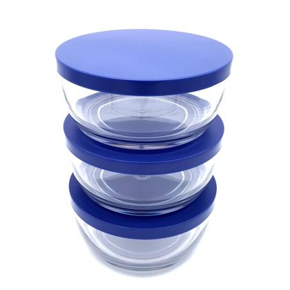 Imagem de Bowl Acrílico 12x5cm Tampa Azul