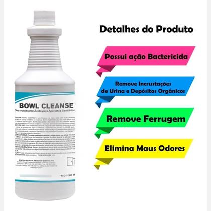 Imagem de Bowl Cleanse Desincrustante Vaso Sanitário Limpeza 1l