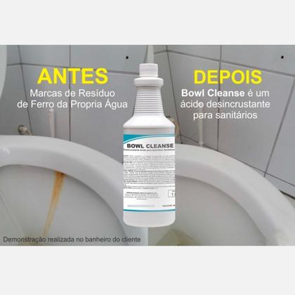 Imagem de Bowl Cleanse Desincrustante Vaso Sanitário Limpeza 1l