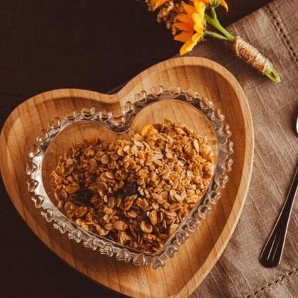 Imagem de Bowl Cumbuca Com Borda Coraçao Petisqueira Cristal Transparente 14cm