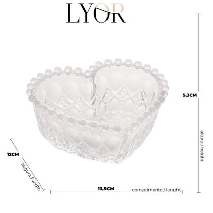Imagem de Bowl de Vidro Coração Balls Lyor