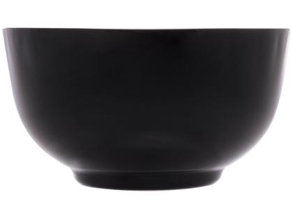 Imagem de Bowl de Vidro Opalino 700ml Tigela Cumbuca para Salada Sopa Cereais Grande Diwali Lyor Preto