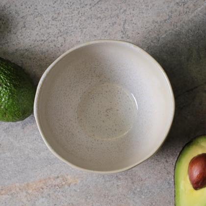 Imagem de Bowl Orgânico Latte Off White 558ml Porto Brasil Cumbuca para Servir Caldos Sopas Massas