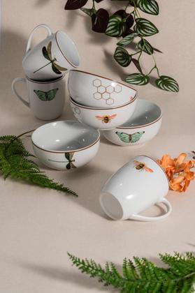 Imagem de Bowl Porcelana Abelha Sobremesa Doce Café da Manhã 250ml