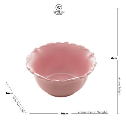 Imagem de Bowl Porcelana Fancy Rose 14x6cm Wolff