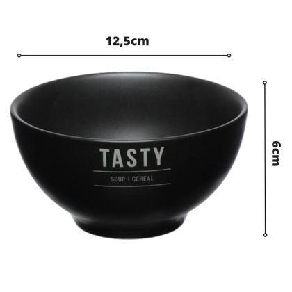 Imagem de Bowl Tigela Cumbuca Porcelana Hauskraft Manhattan Preto