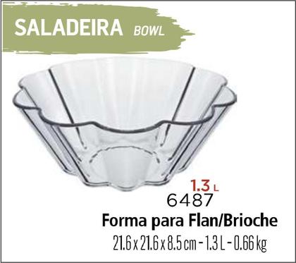 Imagem de Bowls Tigela Saladeira Forma Flan Brioche 1,3Lts Marinex 03