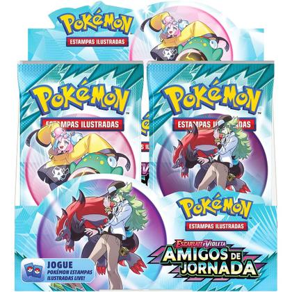 Imagem de Box 36 Boosters Cards Pokémon Ev 9 Amigos De Jornada Original Lacrado Copag em Português