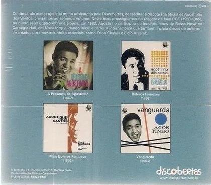 Imagem de Box 4 CDs Agostinho dos Santos - Bossa Nova vol 2 1962-1964