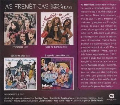 Imagem de Box 4 CDs As Frenéticas - 40 anos de dancin'days