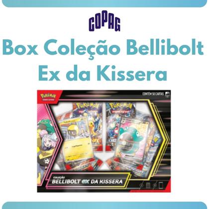 Imagem de Box Coleção Bellibolt da Kissera Ex Pokémon Copag Cards TCG Booster Tadbulb Cartas Baralho Jogo
