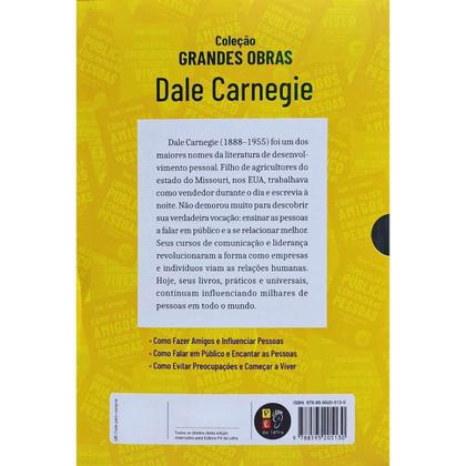 Imagem de Box Coleção Grandes Obras 3 Livros Dale Carnegie Como Fazer Amigos e Influenciar Pessoas + 2