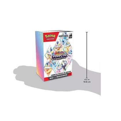 Imagem de Box Combo De Booster Evoluções Prismáticas EV8.5 Copag 108 Cartas Pokémon