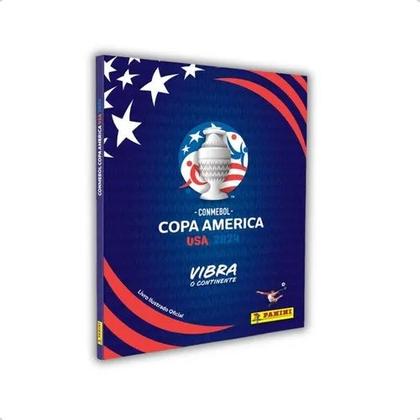 Imagem de Box Copa América Usa 2024 - Álbum Capa Dura Azul + 30 Envelopes - Panini
