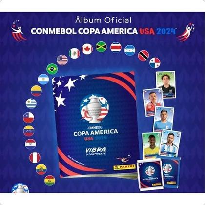 Imagem de Box Copa América Usa 2024 - Álbum Capa Dura Azul + 30 Envelopes - Panini