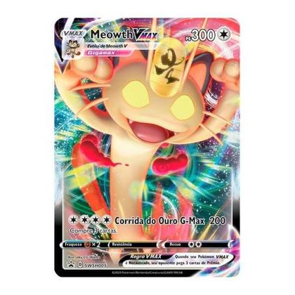 Box de Cartas Pokémon - Coleção Especial - Meowth Vmax - Copag