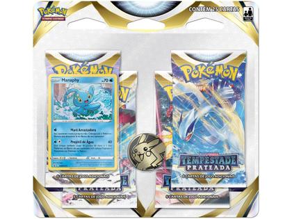 Imagem de Box de Cartas Pokémon Estampas Ilustradas Espada e - Escudo Tempestade Prateada Copag 25 Cartas