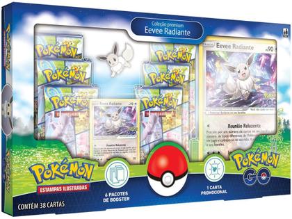 Imagem de Box de Cartas Pokémon Go Eevee Radiante Copag - 38 Cartas