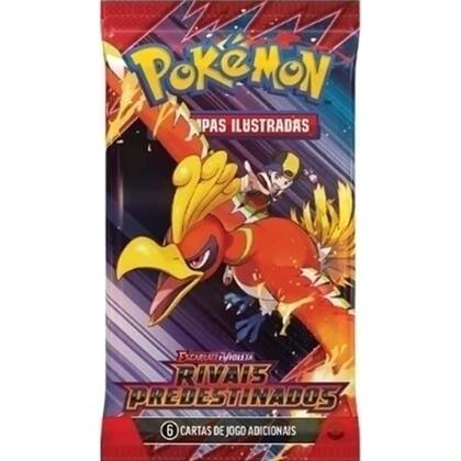 Imagem de Box display pokémon tcg escarlate e violeta 10 rivais predestinados - 216 cartas copag