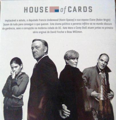 Box DVD House Of Cards Primeira Temporada Completa (4 DVDs) - SONY