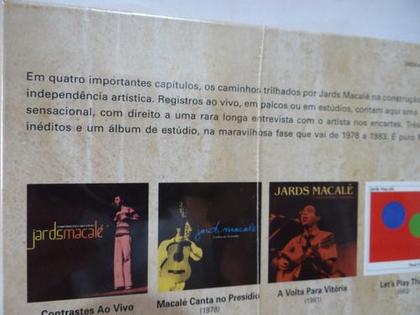 Imagem de Box Jards Macalé Ao Vivo Com 4 Cds (discobertas) Lacrado