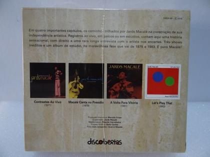 Imagem de Box Jards Macalé Ao Vivo Com 4 Cds (discobertas) Lacrado