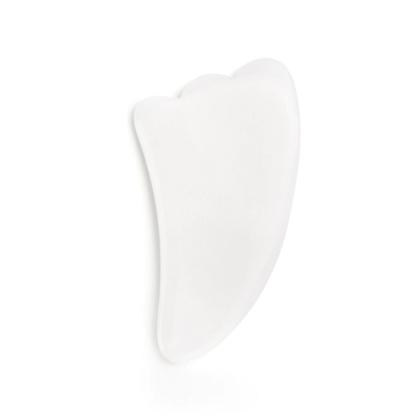 Imagem de Box Luxo Rolo Massageador Facial Pedra Jade Branco e Gua Sha Cunha