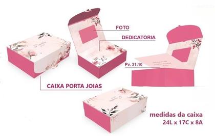 Imagem de Box Mulher Virtuosa 365 Mensagens Diárias Charles Spurgeon Flor Cerejeira