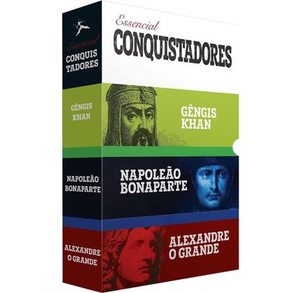 Box O Essencial Conquistadores - Caixa com 3 Livros - Gengis Khan
