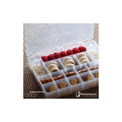 Imagem de Box Organizador Plus Cinza Multiuso 34.5X49X6.5 Paramount