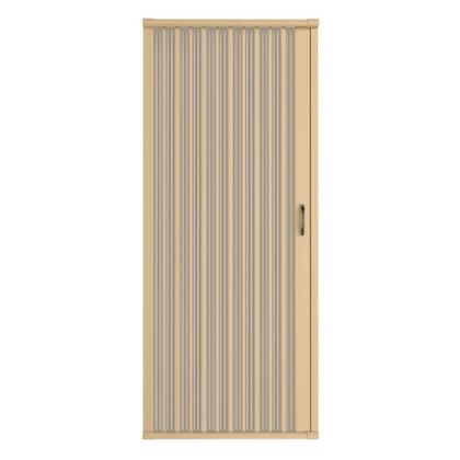 Imagem de Box para Banheiro de PVC 185x115cm Sanfonado Frontal Bcf Marrom/Bege