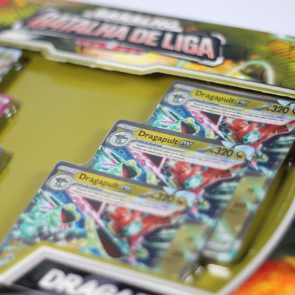 Imagem de Box Pokémon Baralho Batalha de Liga Dragapult EX com 602 Cartas Copag